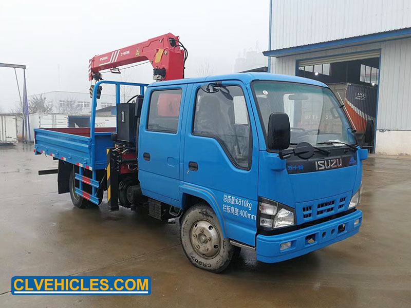 crew cab crane truck