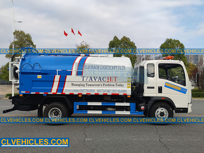 water jet vacuum truck