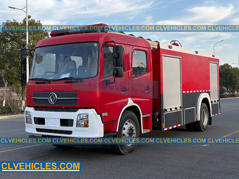 water tank fire truck