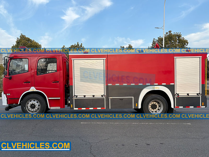 foam tank fire truck