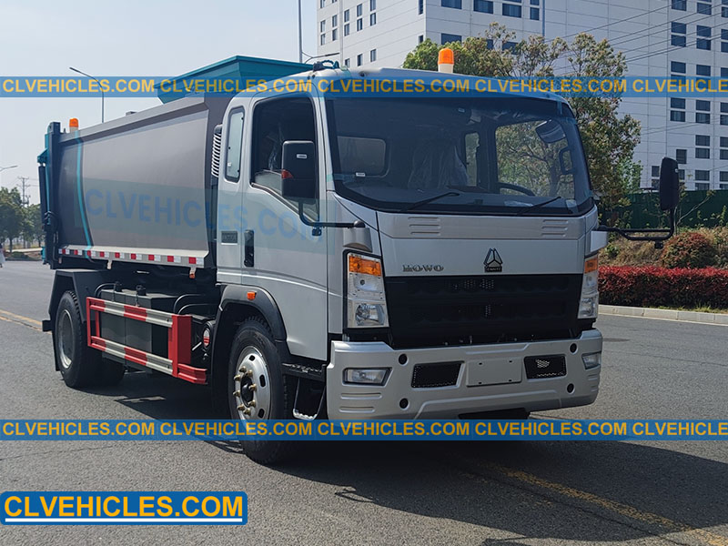 garbage compactor truck