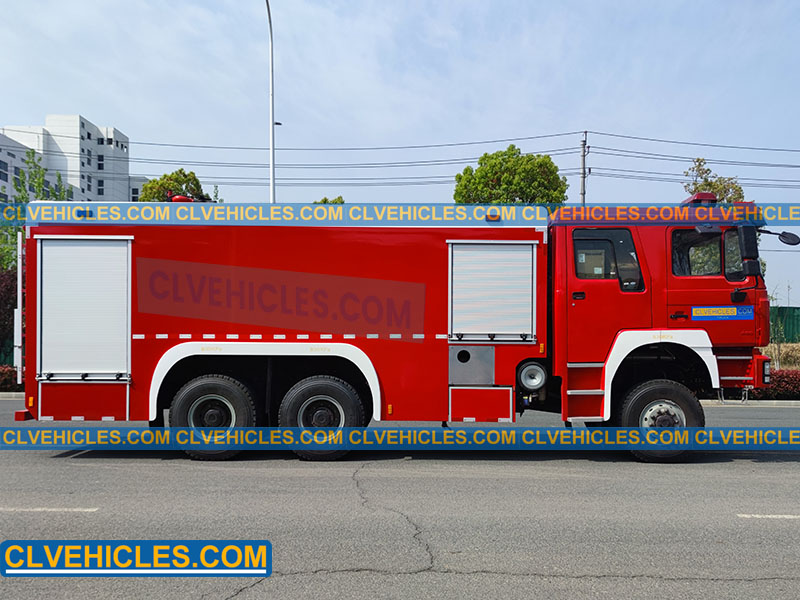 SHACMAN foam tank fire truck