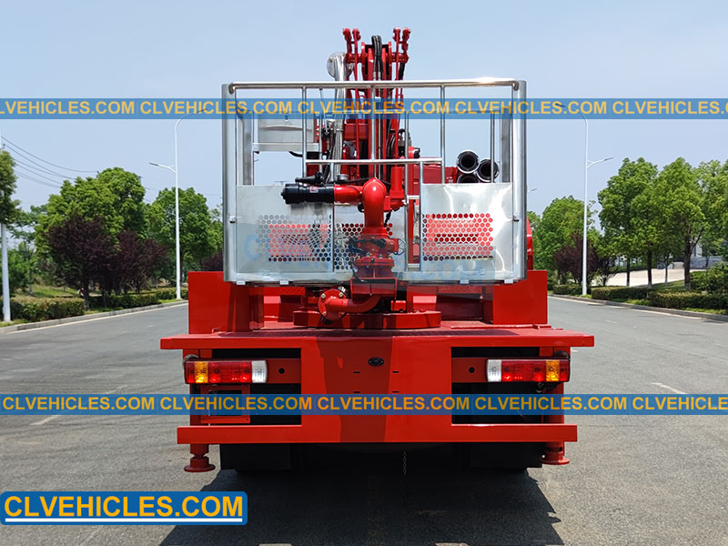 High-altitude platform fire truck