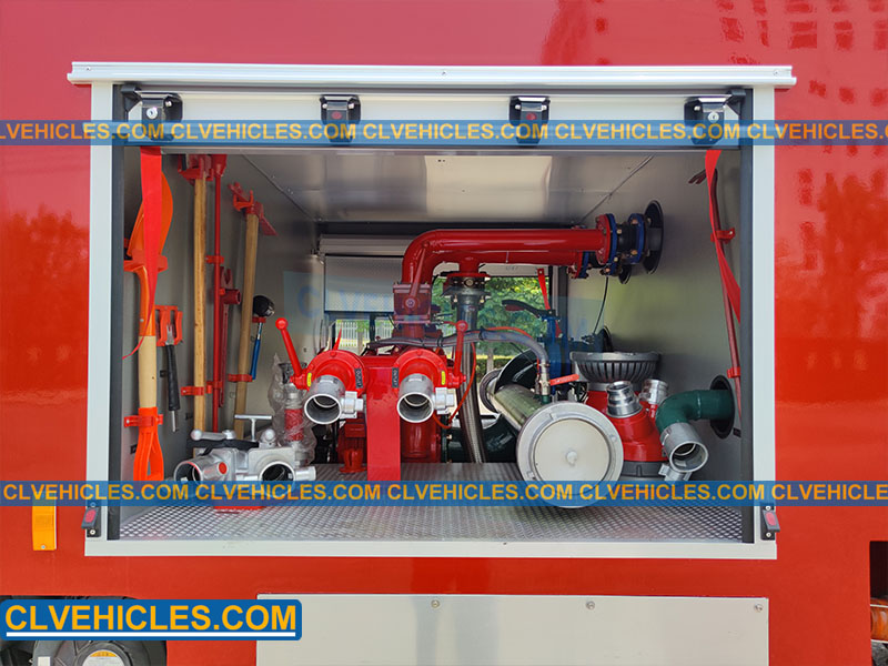 Aerial platform fire trucks