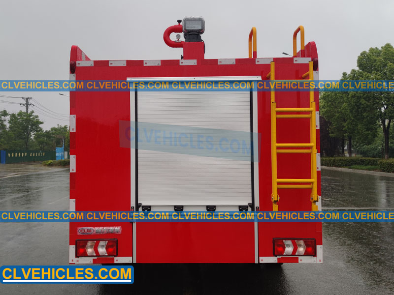 water tank fire truck