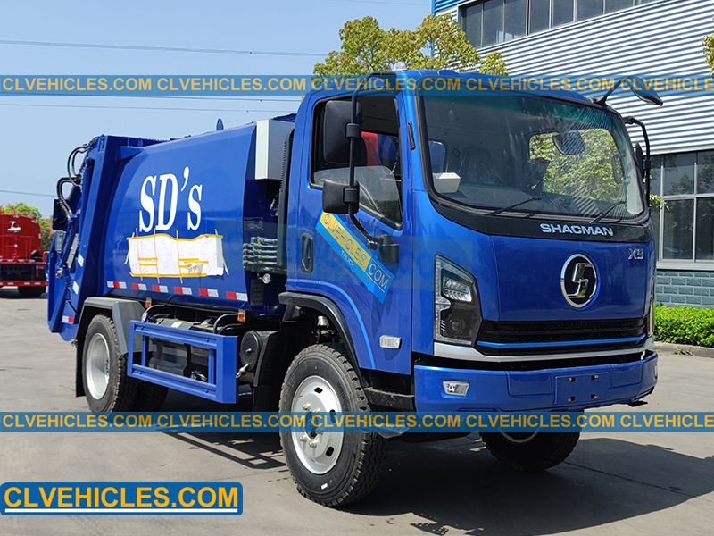 compressed garbage truck