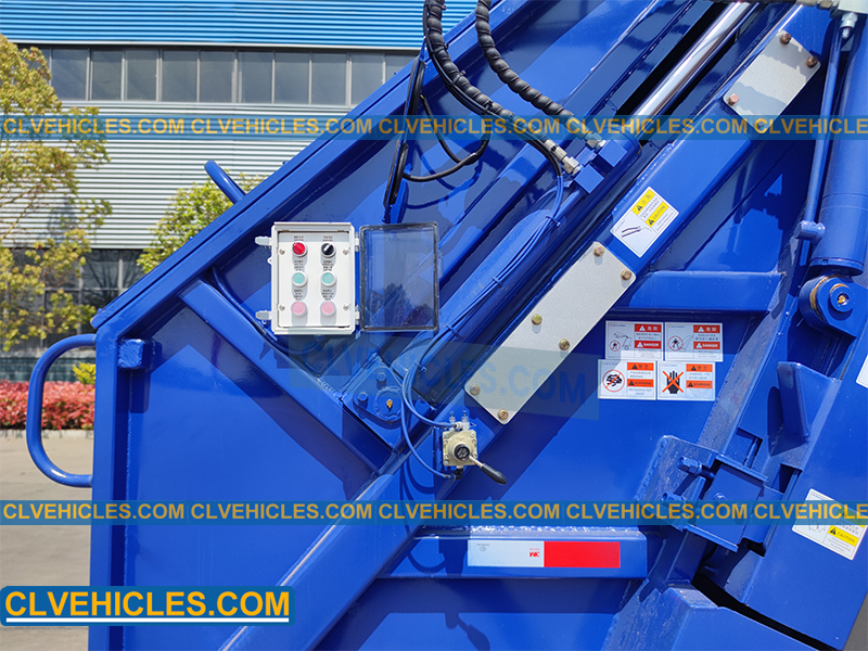garbage compactor truck