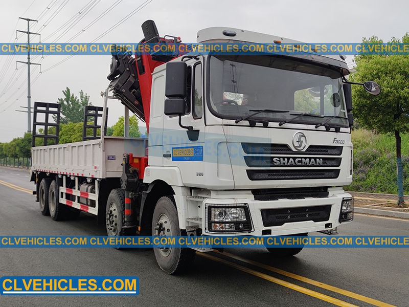 SHACMAN truck with crane