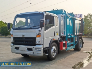 xe chở rác máy đầm phụ