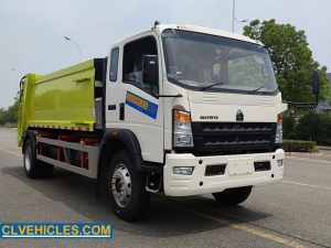 xe chở rác ép rác