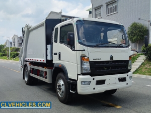 xe chở rác ép rác