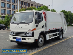 Xe nén rác thải