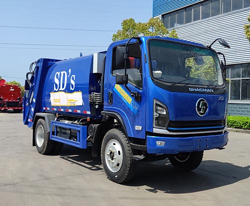 Một xe bồn chở rác nén SHACMAN X9 7CBM được vận chuyển đến Grenada.