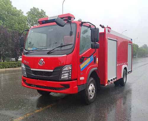 One Unit of 6000L Water Tank Fire Truck Ship to Thailand