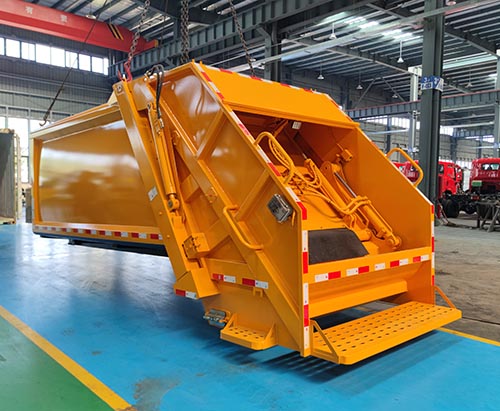 One Unit of Superstructure for Compactor Garbage Truck Ship to Thailand