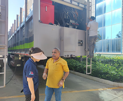 Customer from UAE come to Visit CLVEHICLES.COM and Check Aerial Working Truck