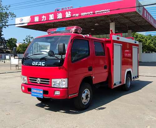 One Unit Of DFAC Water Tank Fire Fighting Truck Ship To Ghana
