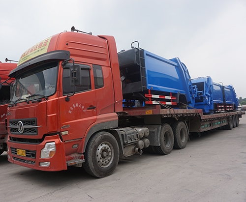 12 đơn vị cấu trúc thượng tầng của xe tải ép rác vận chuyển đến Bangladesh