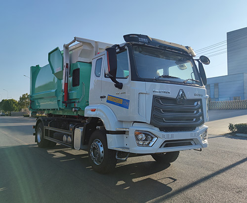 Một đơn vị tàu rác nén có thể tháo rời của xe tải 14cbm đến Trinidad và Tobago