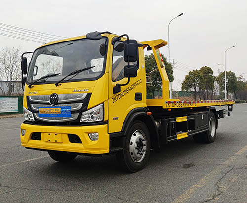 Một chiếc xe tải phá hủy phẳng FOTON AUMARK được vận chuyển đến Jamaica